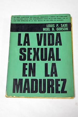 Seller image for La vida sexual en la madurez for sale by Alcan Libros