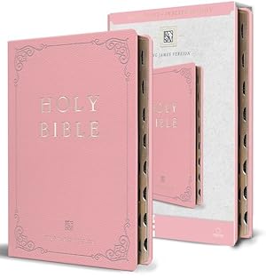 Seller image for Holy Bible : King James Version, Pink, Premium Imitation Leather, With Ribbon Marker, Giant Print Large Format, Red Letter for sale by GreatBookPrices