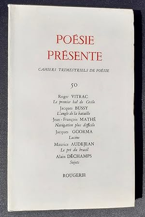 Poésie présente. Cahiers trimestriels de poésie. N°50, mars 1984.