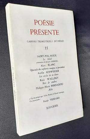 Poésie présente. Cahiers trimestriels de poésie. N°55, juin 1985.