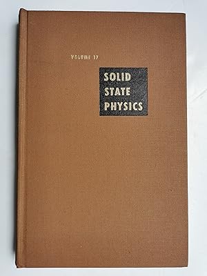 Seller image for SOLID STATE PHYSICS - volume 17 - 1965 for sale by Liseronsblancs