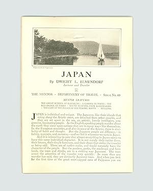 Japan by Dwight L. Elmendorf. 1914 Disbound Article with 6 Sepia Gravure Plates and 8 black-and-w...