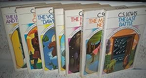 Seller image for The Chronicles of Narnia Set of 7 Books: The Lion the Witch and the Wardrobe, Prince Caspian, The Voyage of the Dawn Treader, The Silver Chair, The Horse and His Boy, The Magician's Nephew, The Last Battle for sale by Easy Chair Books