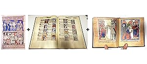 Set of 3 facsimile Bibles ( Manchester + Limbourg Brothers + Romanesque from Burgos )