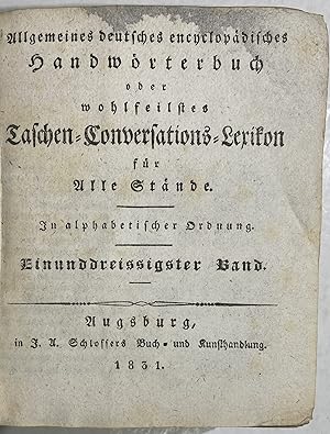 Allgemeines deutsches encyclopädisches Handwörterbuch oder wohlfeilstes Taschen-Conversations-Lex...
