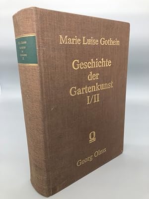 Bild des Verkufers fr Geschichte der Gartenkunst I/II (2 Bnde in einem). Reprint der 1926 bei Eugen Diederichs erschienenen Ausgabe zum Verkauf von Antiquariat an der Linie 3