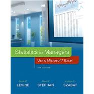 Seller image for Statistics for Managers Using Microsoft Excel for sale by eCampus