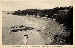 Ansichtskarte / Postkarte Étables sur Mer Côtes dArmor, Godelins Beach