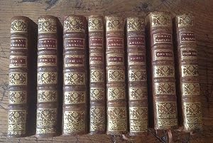 Le THEATRE ANGLOIS . SHAKESPEARE - BEN - JOHNSON - ROWE - YOUNG .complet en 8 volumes reliés .