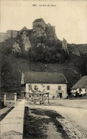 Ansichtskarte / Postkarte La Cluse et Mijoux Doubs, Fort de Joux, Château de Joux