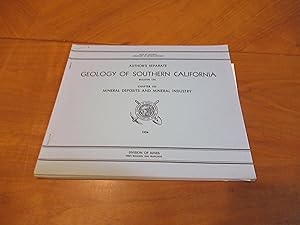 "Tungsten In Southeastern California", Separately Issued Article From Chapter Viii Of "Geology Of...