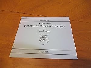 "Physiographic Features Of Faulting In Southern California", "Author's Separate" From Chapter V O...