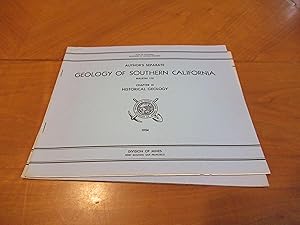 "Correlation Of Sedimentary Formations In Southern California", "Author's Separate" From Chapter ...