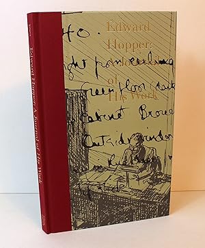 Image du vendeur pour Edward Hopper: A Journal of His Work mis en vente par Peak Dragon Bookshop 39 Dale Rd Matlock