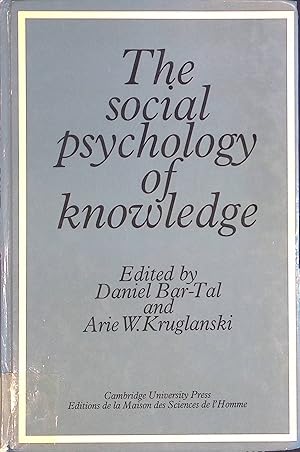 Bild des Verkufers fr The Social Psychology of Knowledge zum Verkauf von books4less (Versandantiquariat Petra Gros GmbH & Co. KG)