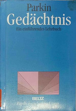 Bild des Verkufers fr Gedchtnis : ein einfhrendes Lehrbuch. zum Verkauf von books4less (Versandantiquariat Petra Gros GmbH & Co. KG)