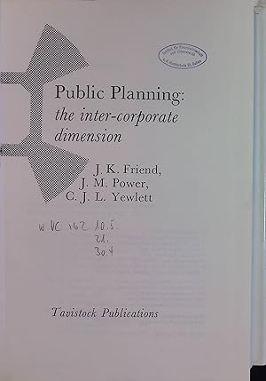 Immagine del venditore per Public Planning: The Inter-corporate Dimension venduto da books4less (Versandantiquariat Petra Gros GmbH & Co. KG)