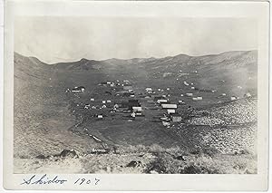 1907 - Photograph of a booming California gold mining town that is a ghost town today