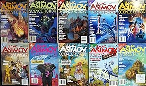 Imagen del vendedor de Asimov's Science Fiction: 1989 - 1991 (10 issues) a la venta por Print Matters
