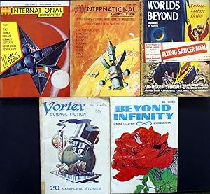 Seller image for ASSORTED FIRST issues: Science Fiction, Mystery, Horror Digest Magazines 1953 - 1967 (5 issues) for sale by Print Matters