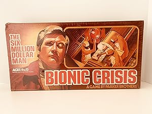 The Six Million Dollar Man: Bionic Crisis [BOARD GAME] [VINTAGE 1976] [STILL IN ORIGINAL SHRINKWRAP]