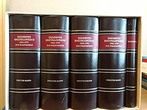 Diderots Enzyklopädie. Die Bildtafeln 1762-1777. Vier Bände und Register im Schuber (komplett).