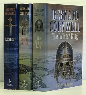 Imagen del vendedor de The Warlord Chronicles - 3 Volumes: The Winter King; Enemy of God (SIGNED COPY); Excalibur (SIGNED COPY) a la venta por Washburn Books