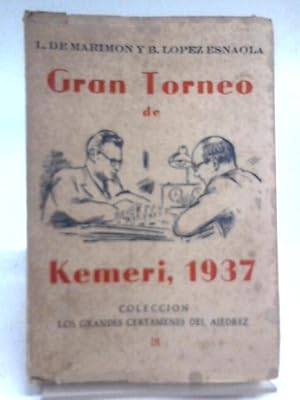 Imagen del vendedor de Gran Torneo de Kemeri 1937 a la venta por World of Rare Books