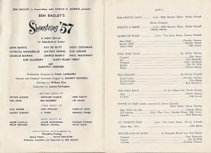 Seller image for Shoestring '57 (playbill) for sale by DR Fine Arts