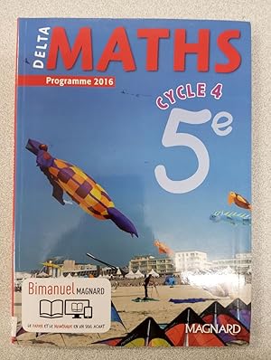 Seller image for Delta Maths 5e (2016) - Manuel lve: Bimanuel Magnard : le manuel papier + la licence numrique Elve incluse for sale by Dmons et Merveilles