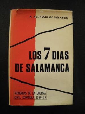 Imagen del vendedor de Los 7 das de Salamanca a la venta por Vrtigo Libros