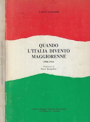 Bild des Verkufers fr Quando l'Italia divent maggiorenne (1900-1914) zum Verkauf von Biblioteca di Babele