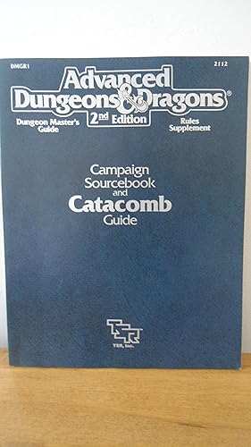 Imagen del vendedor de Advanced Dungeons and Dragons 2nd Edition Dungeon Master's Guide Rules Supplement- Campaign Sourcebook and Catacomb Guide- DMGR1 a la venta por Jason Hibbitt- Treasured Books UK- IOBA