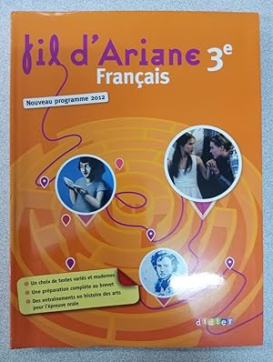 Fil d'Ariane 3e: Programme 2012