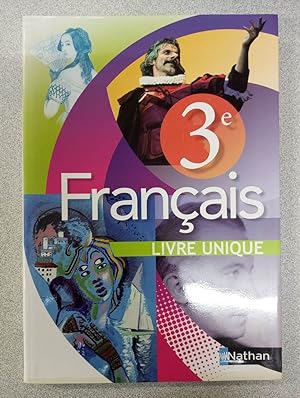 Seller image for Franais 3e Livre unique for sale by Dmons et Merveilles