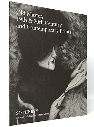 Old Master, 19th and 20th Century and Contemporary Prints; London, March 25 1998