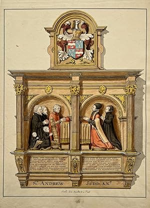 Monument of Sr. Andrew Judd Knt. Sheriff in 1544 and Mayor 1551; Erected in the Choir of the Chur...