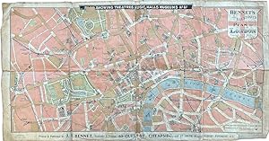 Bennet's Illustrated London Plan of London. Plan Showing Theatres, Music Halls, Museums, &c. &c.