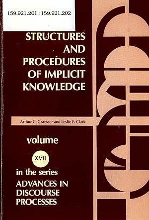 Imagen del vendedor de Structures and Procedures of Implicit Knowledge Band 17 a la venta por avelibro OHG