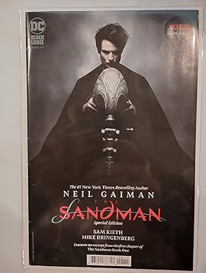 Sandman Special Edition #1 Neil Gaiman DC comics Black Label Netflix Vertigo