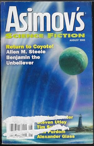 Imagen del vendedor de ASIMOV'S Science Fiction: August, Aug. 2003 a la venta por Books from the Crypt