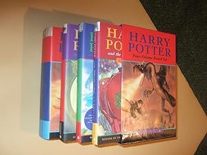 FOUR Volumes in a SLIPCASE / Box: Harry Potter and the Philosopher's Stone ( AKA: Sorcerer's Ston...