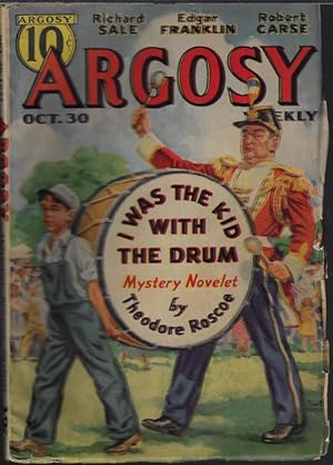 Bild des Verkufers fr ARGOSY Weekly: October, Oct. 30, 1937 ("Henry Plays a Hunch") zum Verkauf von Books from the Crypt