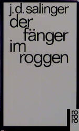 Imagen del vendedor de Der Fnger im Roggen a la venta por Versandantiquariat Felix Mcke