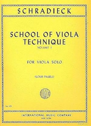 Immagine del venditore per School of Viola Technique vol.1for viola venduto da AHA-BUCH GmbH