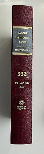 Seller image for Labour Arbitration Cases, Fourth Series, Vol. 352 for sale by Book Dispensary