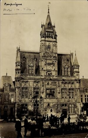 Ansichtskarte / Postkarte Compiègne Oise, Rathaus
