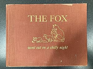 Seller image for The fox went out on a chilly night for sale by Woodend Bookshop