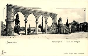 Ansichtskarte / Postkarte Jerusalem Israel, Tempelplatz