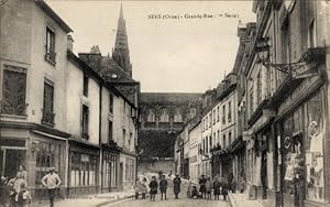 Ansichtskarte / Postkarte Sées Orne, Grande Rue